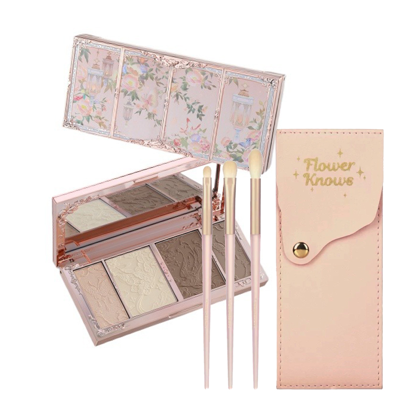 Highlighter Bronzer Palette - Flower Knows-maquillaje, Collar de nube de