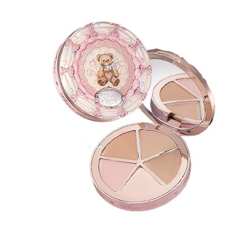 Highlighter Bronzer Palette - FLOR KNOWS THE SWEETIE BEAR Corrector