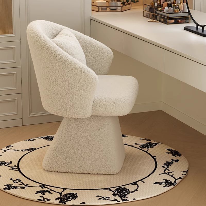 Beauty No Makeup - Silla de tocador, taburete giratorio para