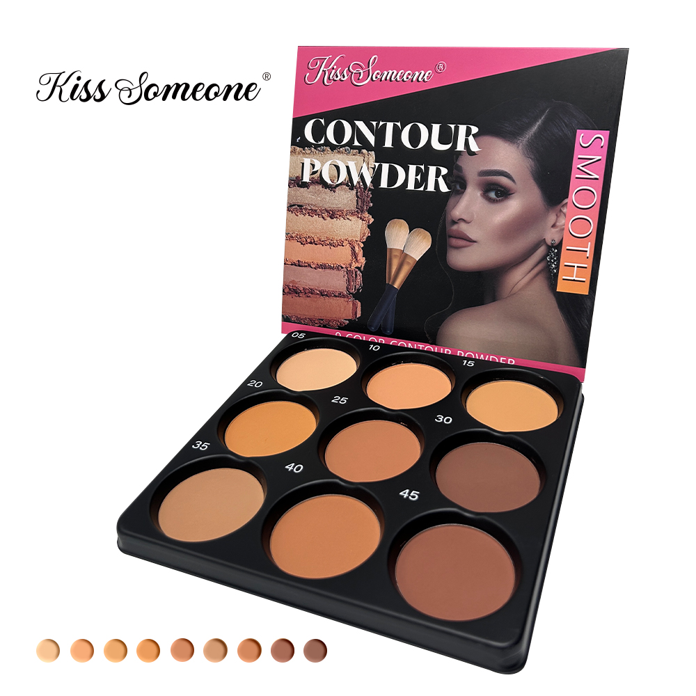 Highlighter Bronzer Palette - Paleta de contorno en polvo de