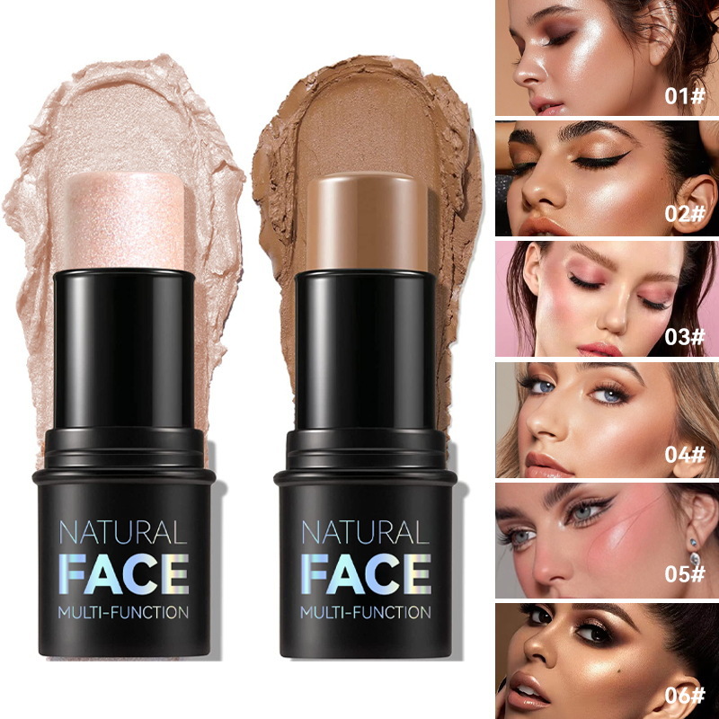 Beauty Gems Makeup - Resaltador de piedra perla para cara,