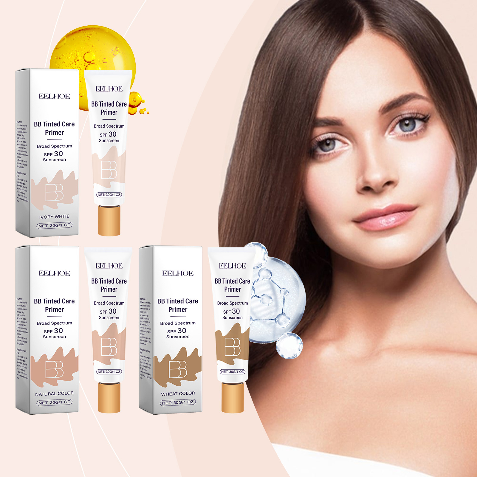 Bb Cream Tinted - Crema BB protectora: cobertura para imperfecciones