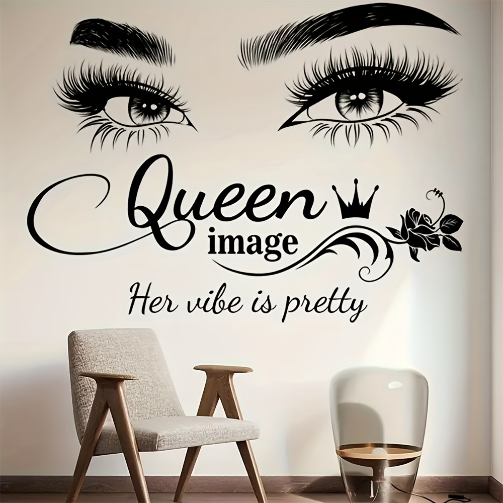 Beauty And Makeup Studio - 2 piezas de calcomanías de pared