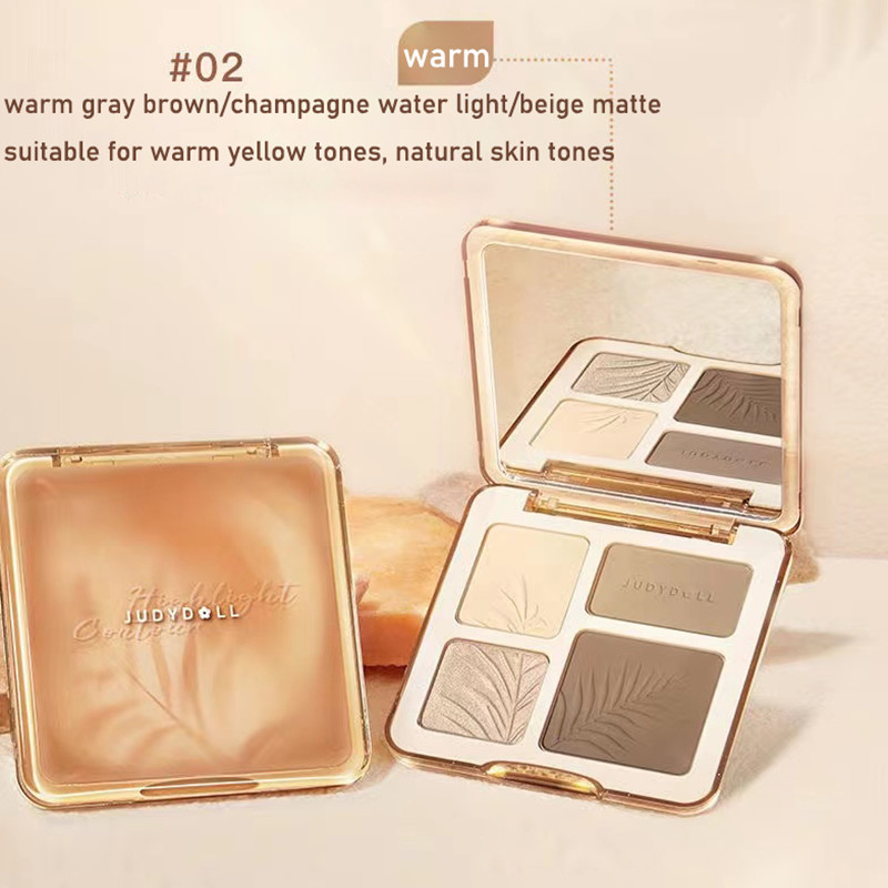 JUDYDOLL-Juego de paleta resal - Highlighter Bronzer Palette reseña y precio