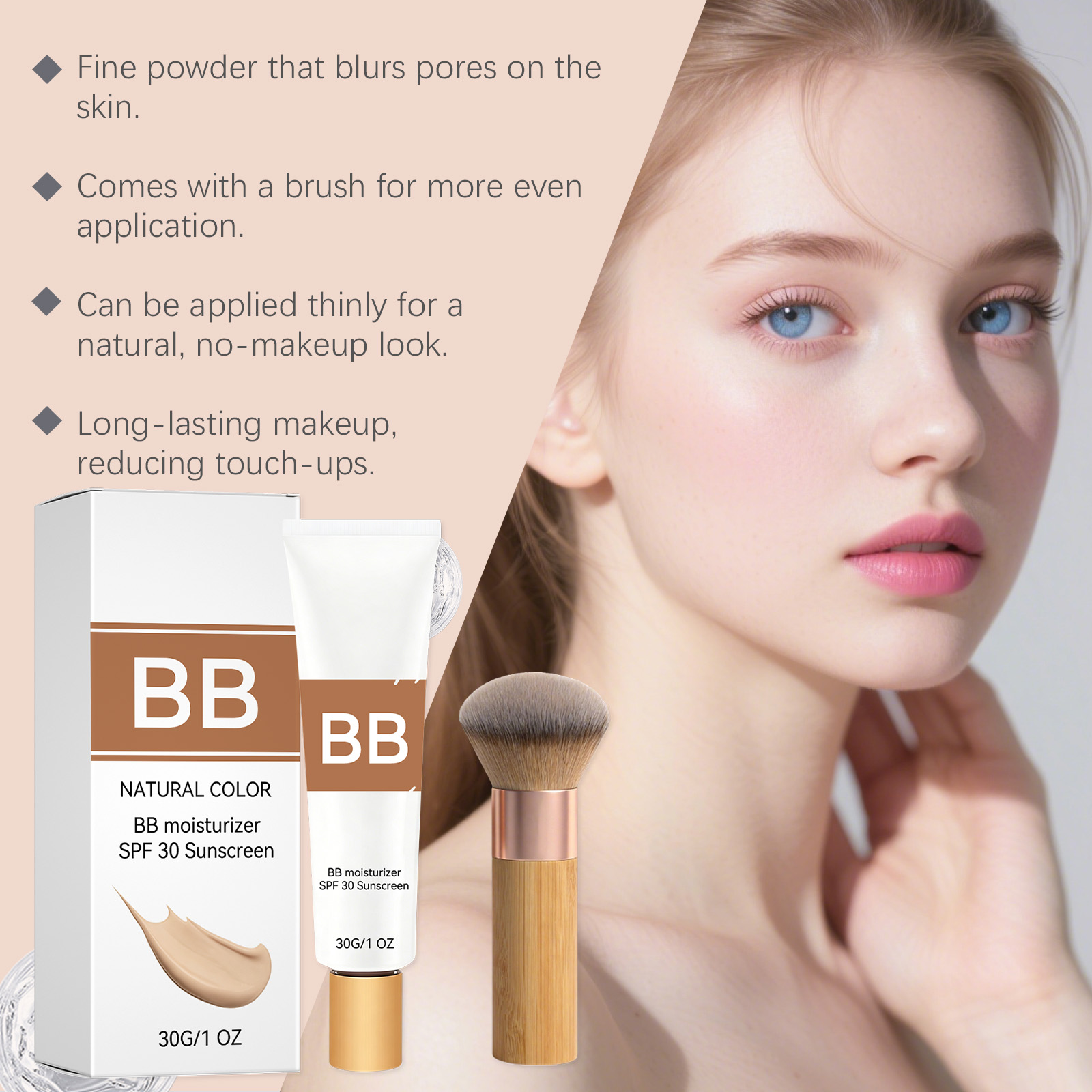 Crema Hidratante con Color SPF - Bb Cream Tinted reseña y precio