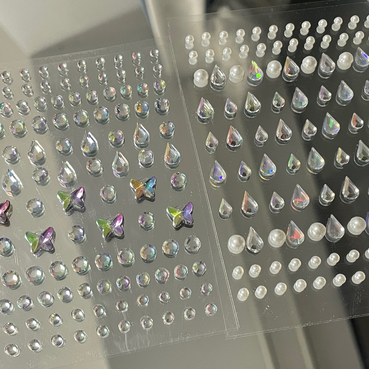Pegatinas de diamantes de cris - Beauty Gems Makeup reseña y precio