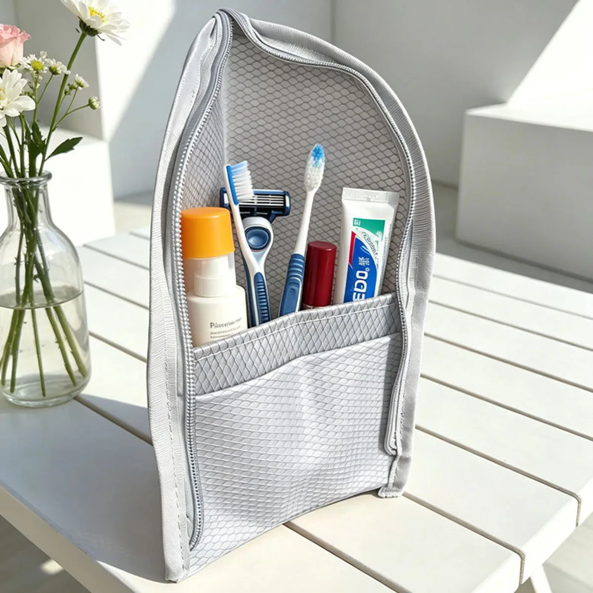 Bolsa de Aseo de Malla Vertica - Beauty Makeup Case reseña y precio