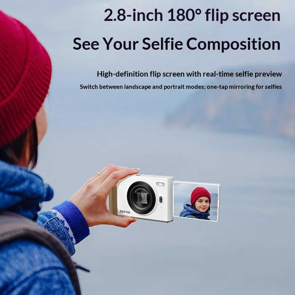 Cámara Digital de 48MP con Fil - Beauty Makeup Filter reseña y precio