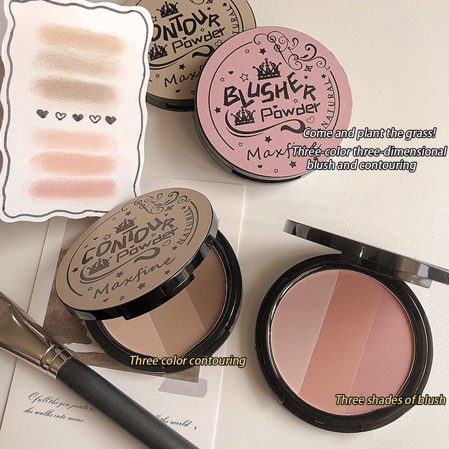 Bandeja de polvo 3 en 1, conto - Highlighter Bronzer Palette reseña y precio