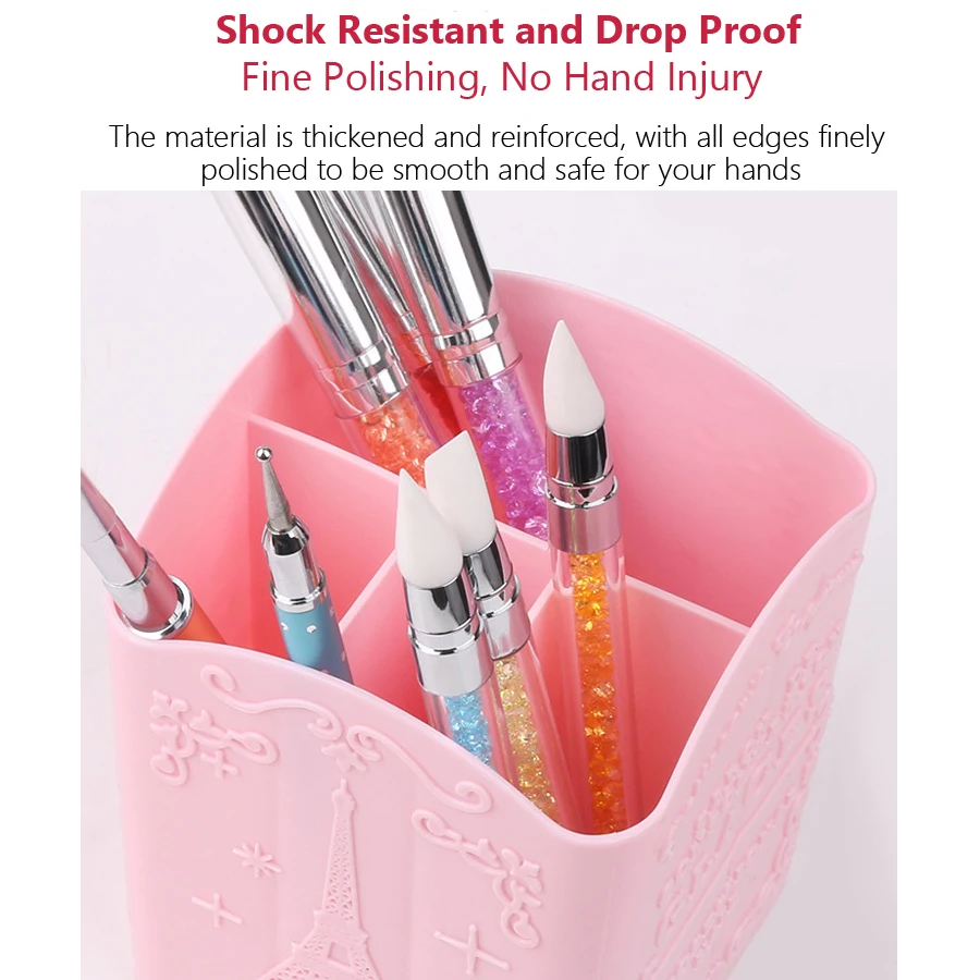 Soporte para brochas de uñas c - Beauty Makeup Brands reseña y precio