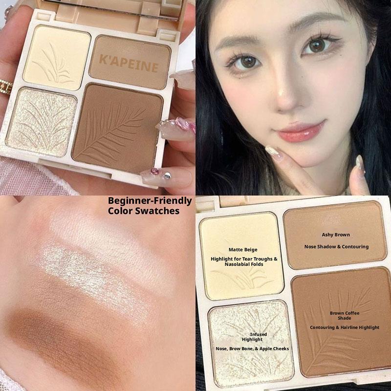 Paleta de Contorno y Iluminaci - Highlighter Bronzer Palette reseña y precio