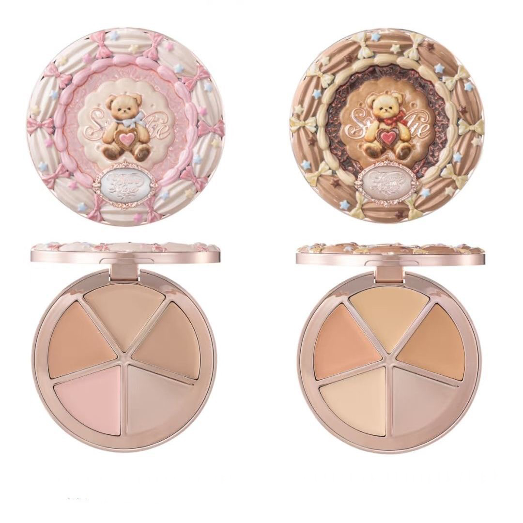 FLOR KNOWS THE SWEETIE BEAR Co - Highlighter Bronzer Palette reseña y precio