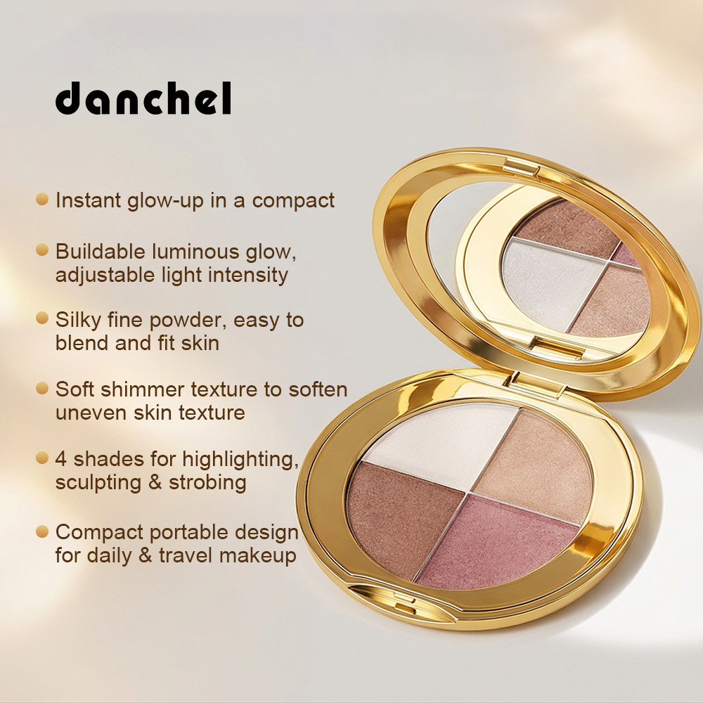 Paleta Iluminadora Brillante p - Highlighter Bronzer Palette reseña y precio