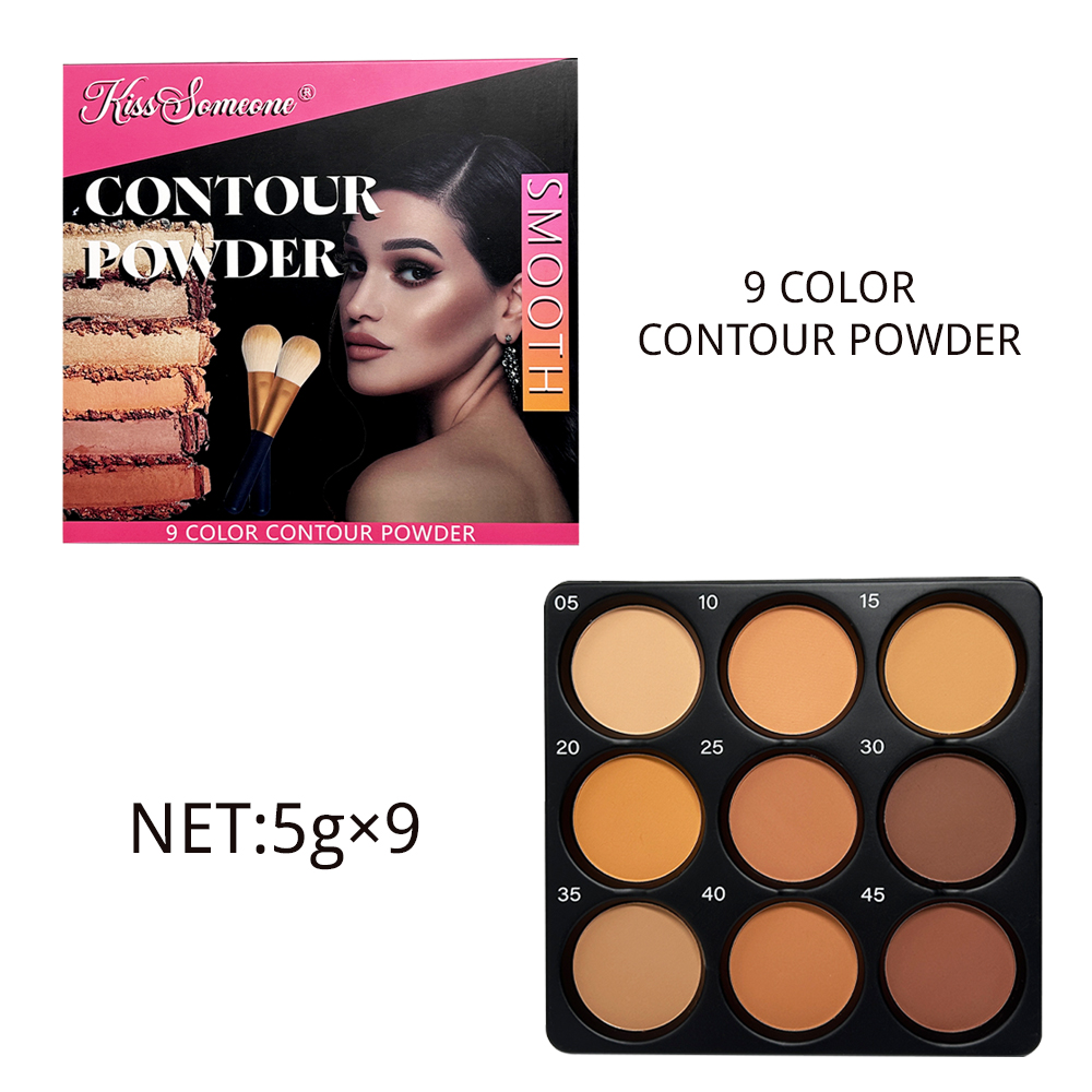 Paleta de contorno en polvo de - Highlighter Bronzer Palette reseña y precio
