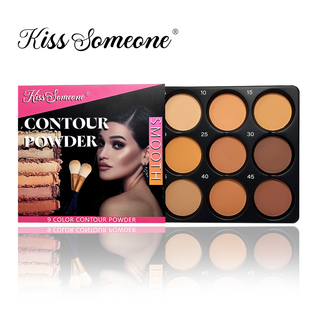 Paleta de contorno en polvo de - Highlighter Bronzer Palette reseña y precio