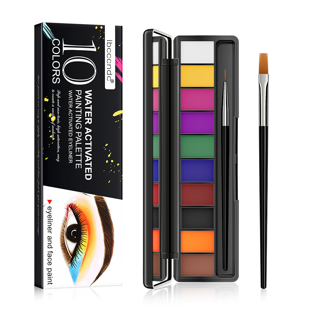 10 colores brillo fluorescente - Beauty Halloween Makeup reseña y precio