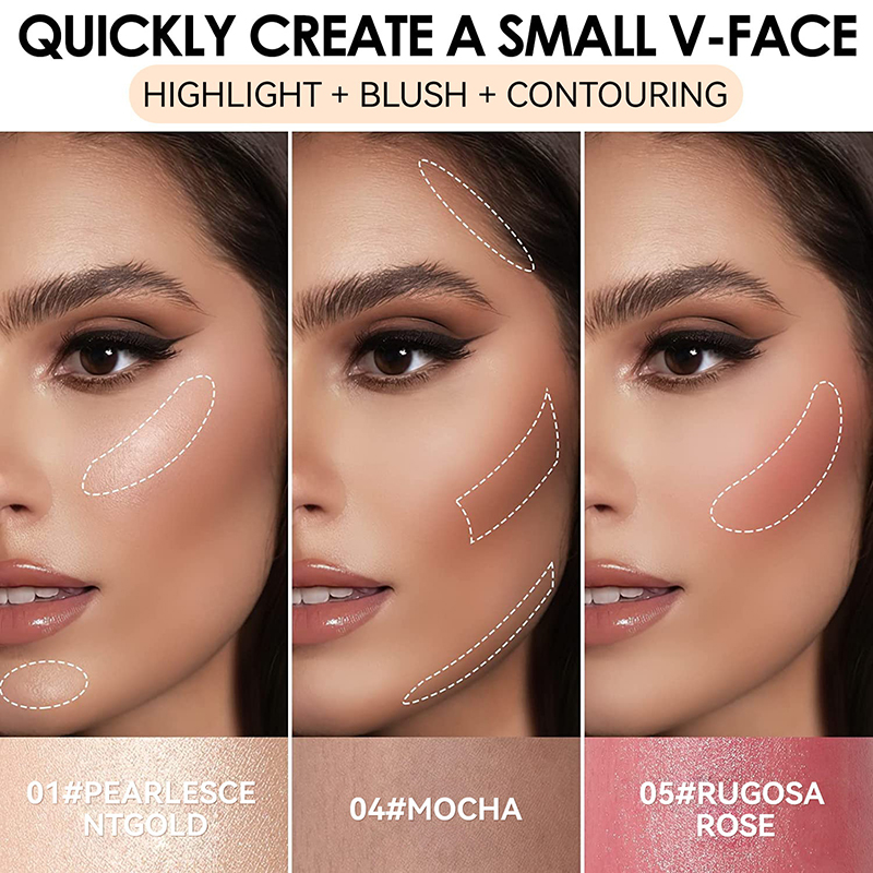 Resaltador de piedra perla par - Beauty Gems Makeup reseña y precio