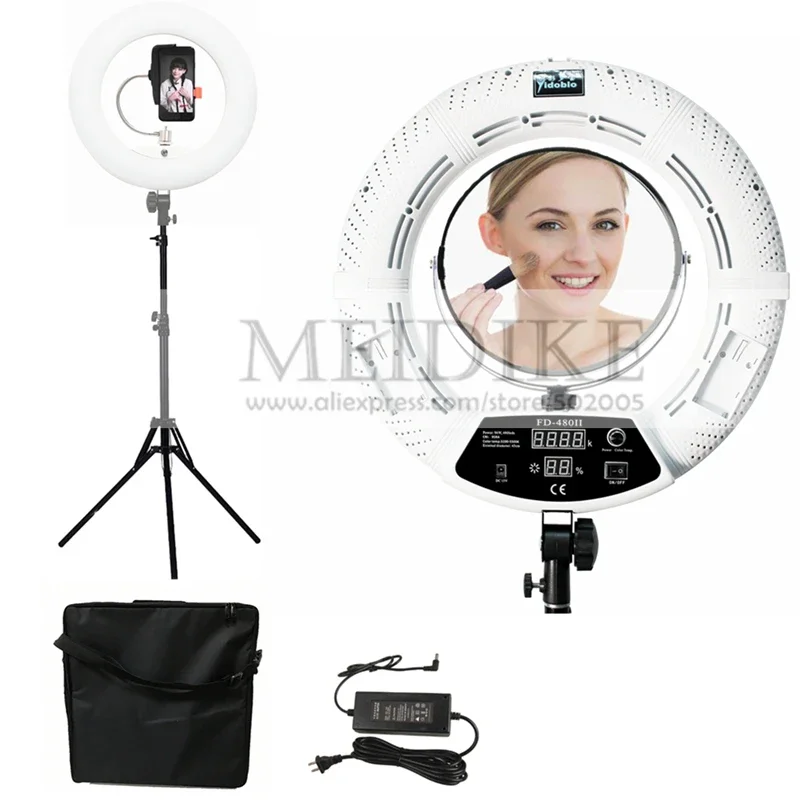 Yidoblo 96W Ring Light FD-480  - Beauty And Makeup Studio reseña y precio