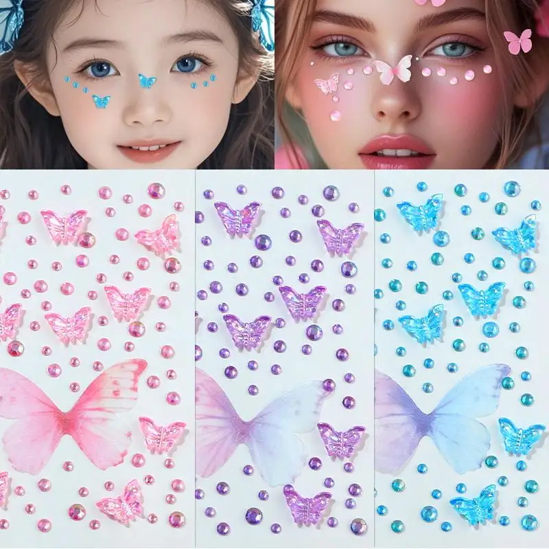 Pegatina de diamantes de imita - Beauty Gems Makeup reseña y precio