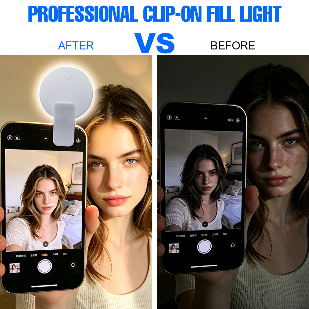 Luz de relleno para selfies co - Beauty No Makeup reseña y precio