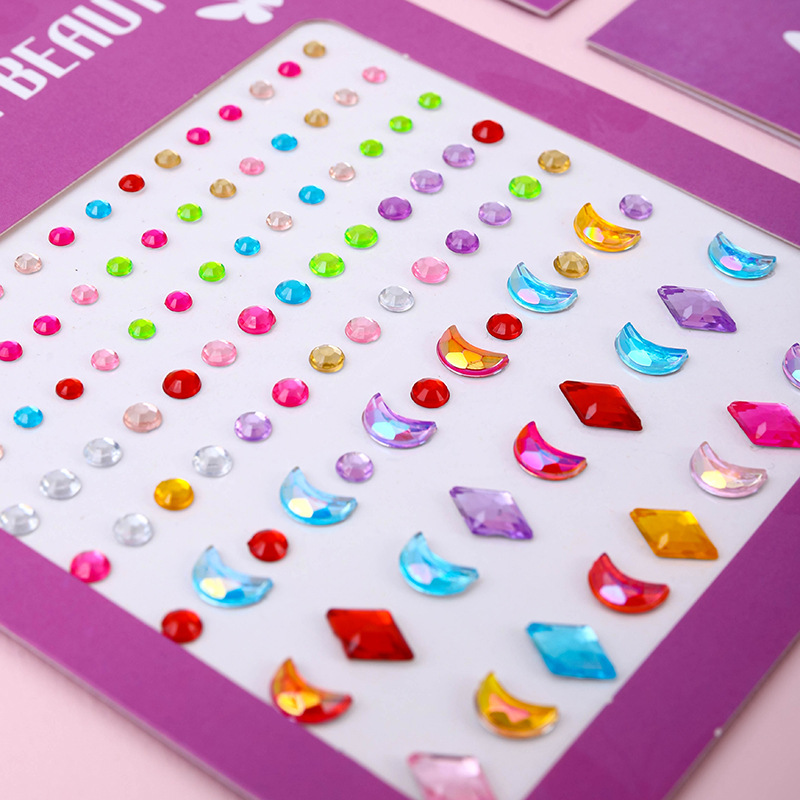 Pegatinas de Gemas Faciales Au - Beauty Gems Makeup reseña y precio