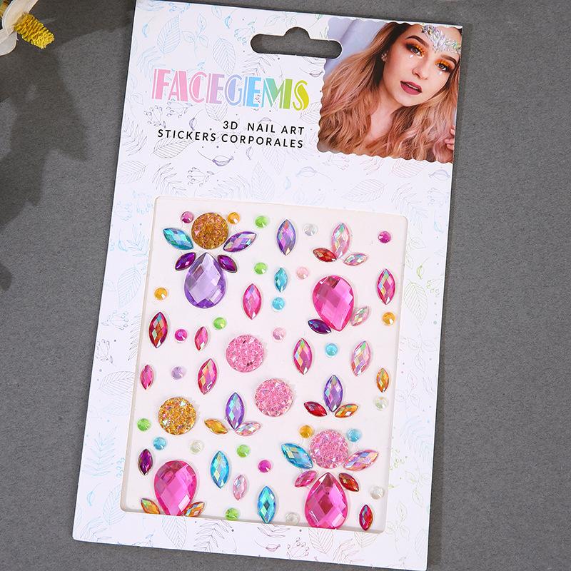 Maquillaje autoadhesivo ojos d - Beauty Gems Makeup reseña y precio