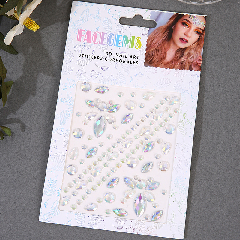 Maquillaje autoadhesivo ojos d - Beauty Gems Makeup reseña y precio