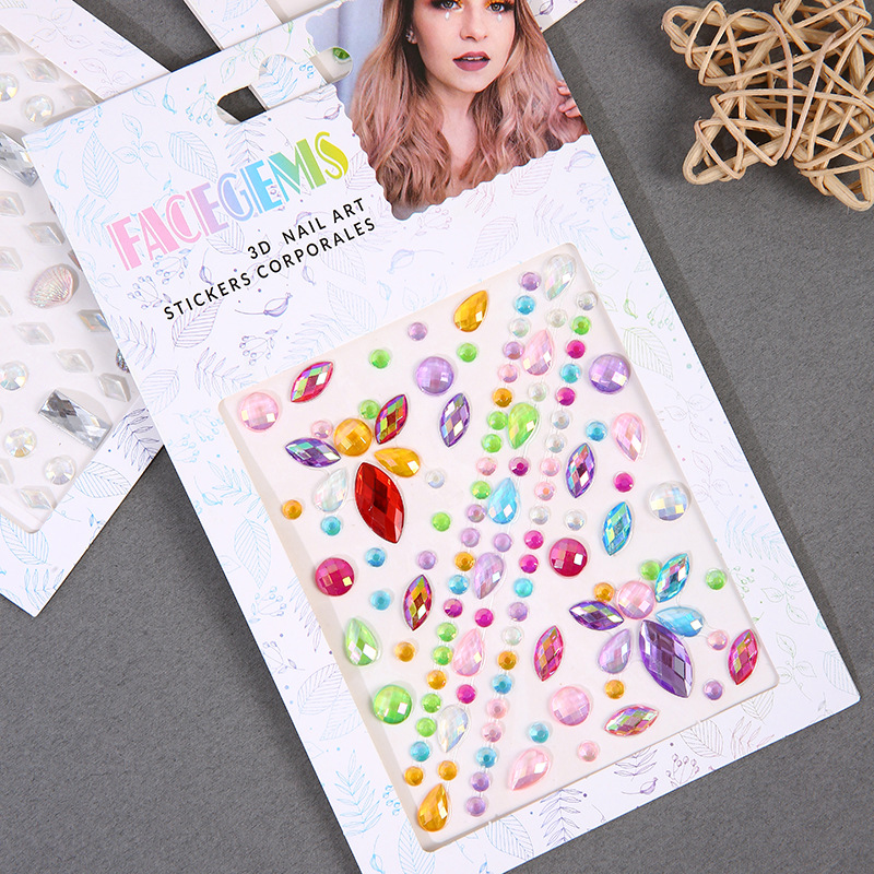 Maquillaje autoadhesivo ojos d - Beauty Gems Makeup reseña y precio