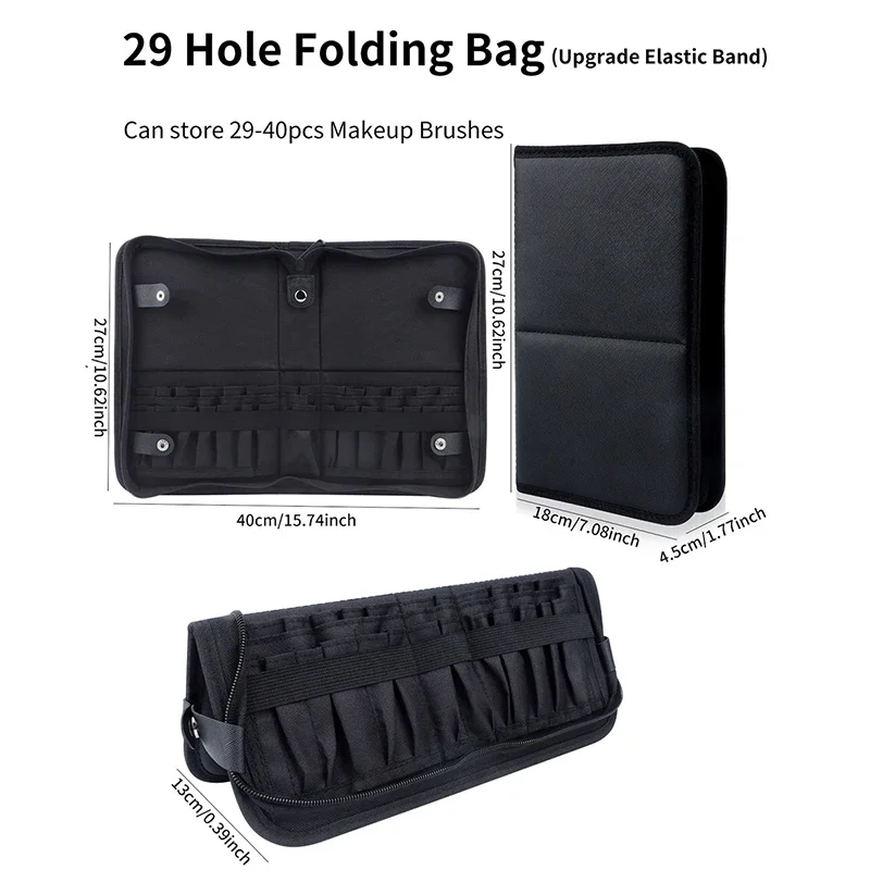 Bolsa plegable para brochas de - Beauty Makeup Case reseña y precio
