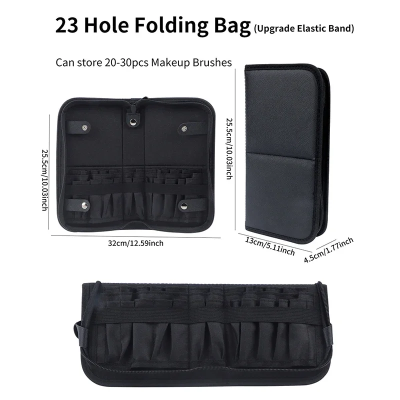 Bolsa plegable para brochas de - Beauty Makeup Case reseña y precio