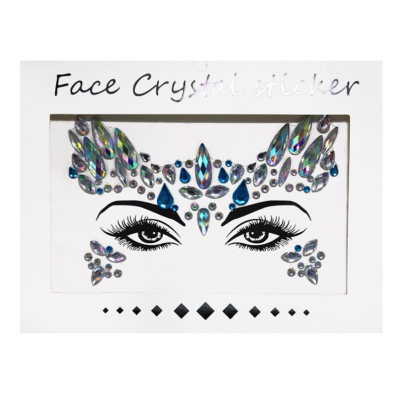 Pegatinas Faciales Brillantes  - Beauty Gems Makeup reseña y precio
