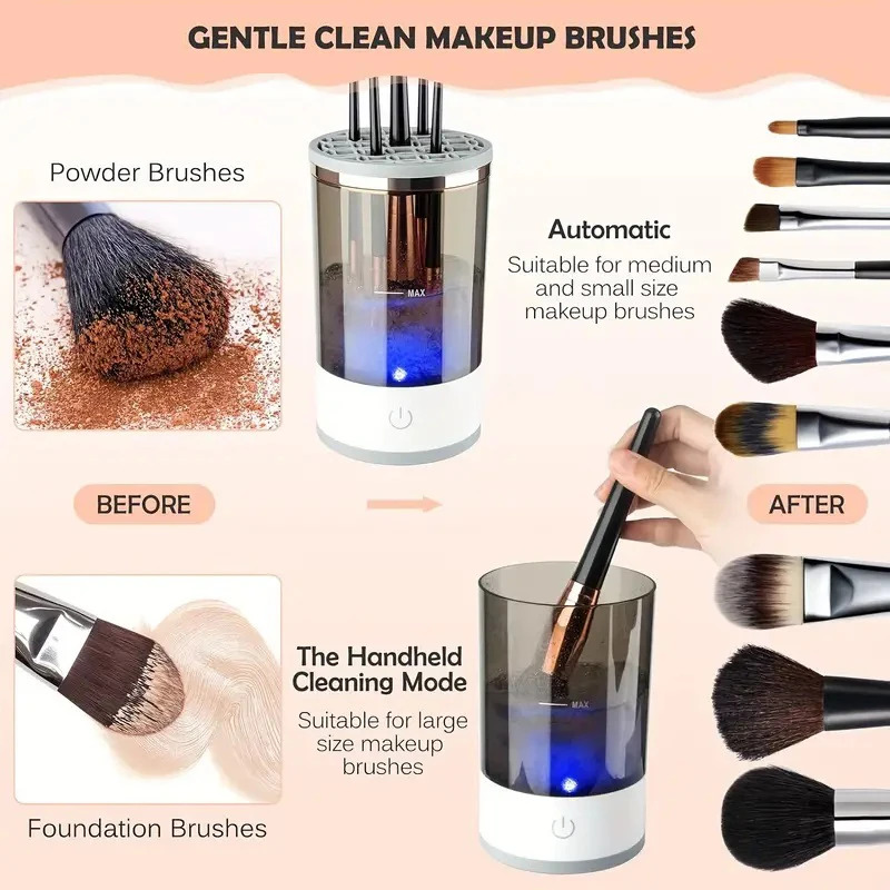 Limpiador de brochas de maquil - Beauty Makeup Brands reseña y precio