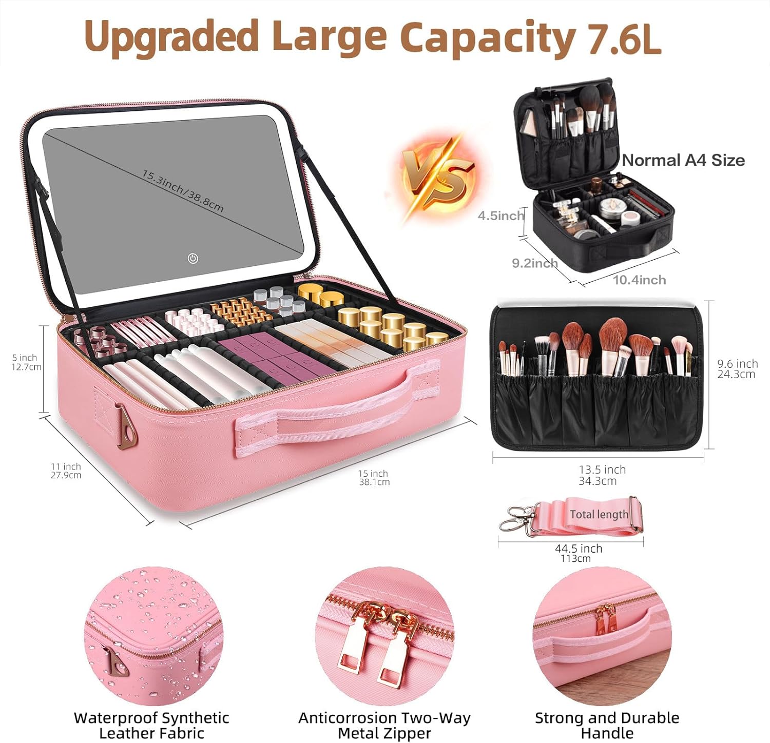 Bolsa de Maquillaje de Gran Ca - Beauty Makeup Case reseña y precio