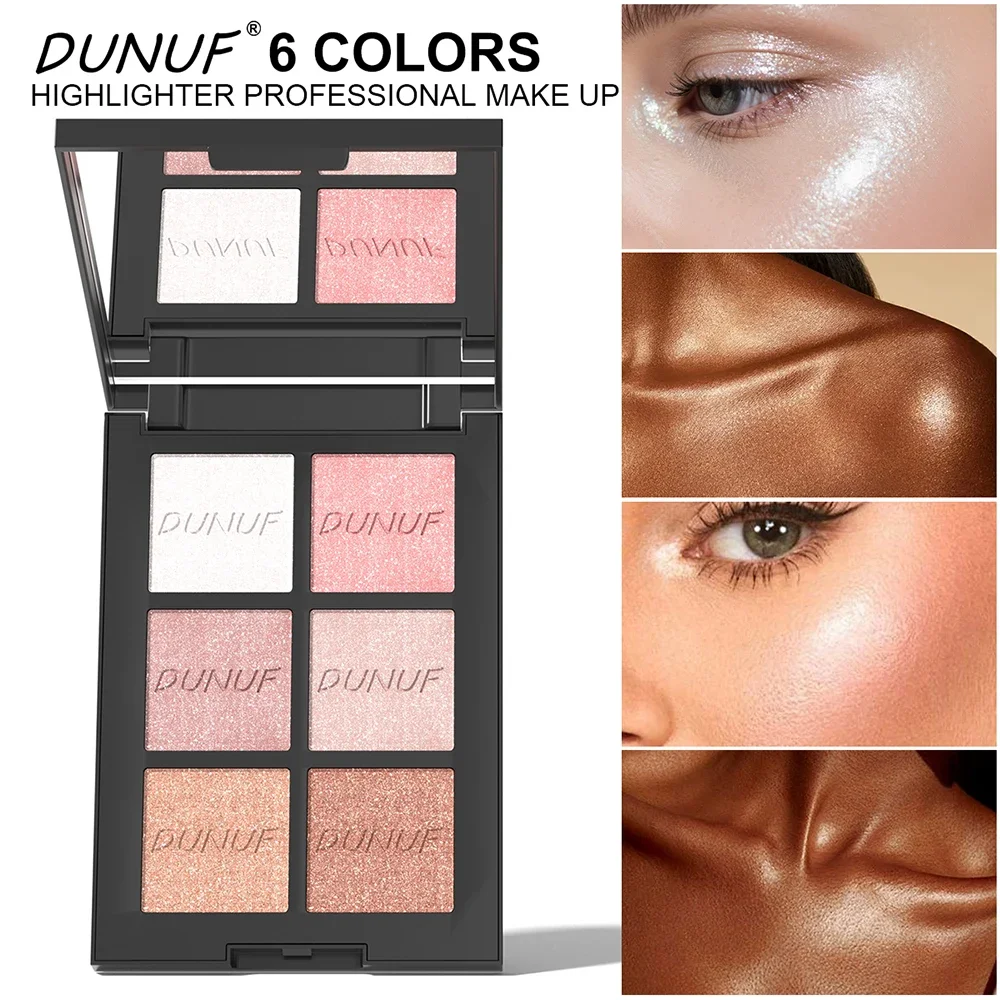 Paleta de resaltadores de 6 co - Highlighter Bronzer Palette reseña y precio