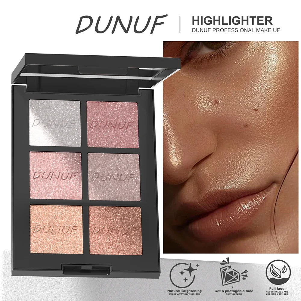Paleta de resaltadores de 6 co - Highlighter Bronzer Palette reseña y precio